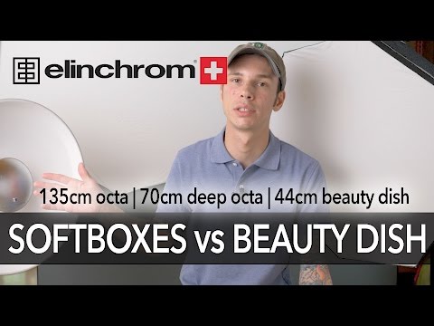 Elinchrom Softboxes & Beauty Dish Compared