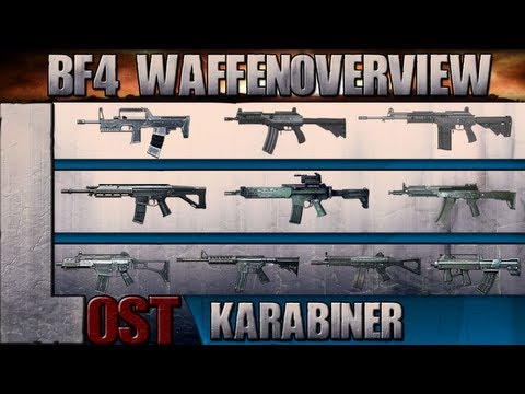 Battlefield 4 Waffenübersicht ► Karabiner Waffen - A-91, ACE 21, ACE 52, ACW-R, AK 5C, AKU-12 etc.