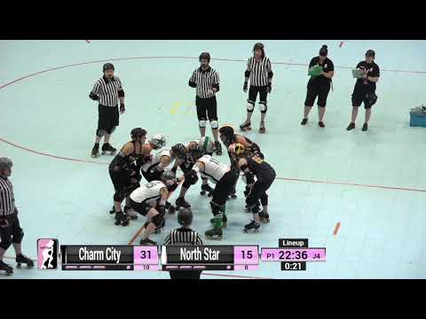 2018 WFTDA NA-East Continental Cup Game 3: North Star Roller Derby v Charm City Roller Girls