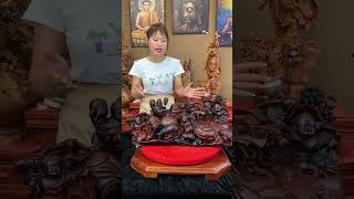Giới thiệu Di Lặc gỗ trắc đỏ đen