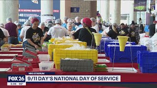 9/11 National Day of Service event held at NRG Stadium
