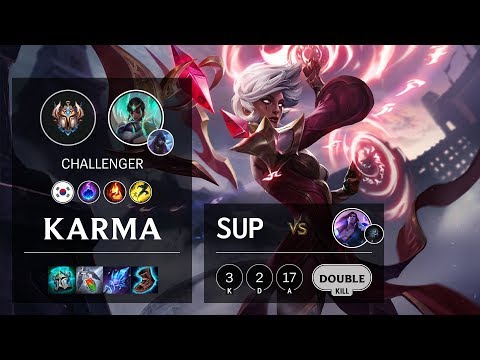 Karma Support vs Taric - KR Challenger Patch 10.9