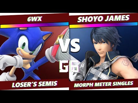 Glitch 6 SSBU - 6WX (Sonic) VS MNT | Shoyo James (Chrom) - Smash Ultimate Morph Meter LSF