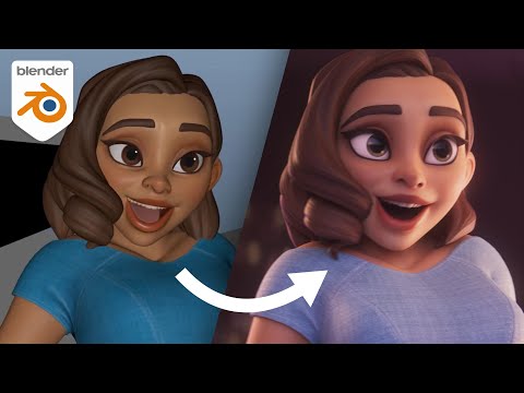 How I Rendered a Disney Style Animation in Blender - Behind the render