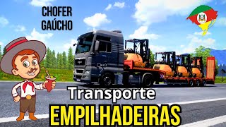 Viagem Extrema no ETS2 – Serra Gaúcha ao Oeste Catarinense com 16 Toneladas Empilhadeiras