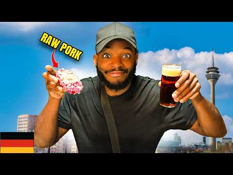 THE ULTIMATE German Food Tour - Mettbrötchen in Düsseldorf, Germany