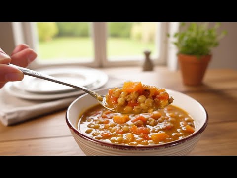 🥣 Better than Meat! The Most Delicious Lentil Soup Recipe ( φακές )