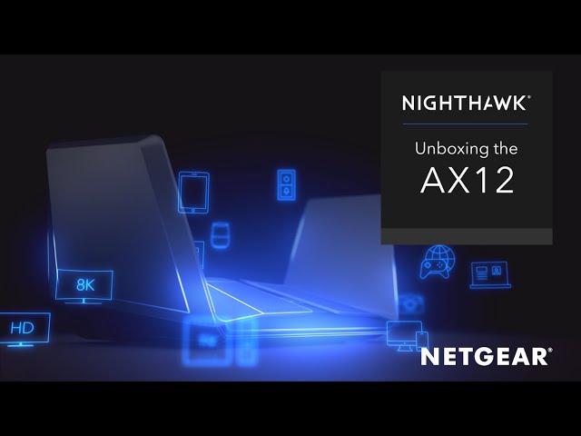 Router WiFi Dual Band AX6000 Nighthawk AX12 di Netgear video