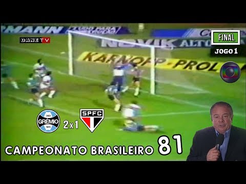 Brasileirão 1981 - Grêmio 2x1 São Paulo
