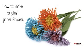 How to make original paper flowers