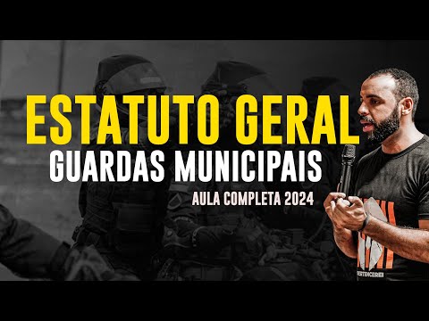Estatuto Geral das Guardas Municipais - LEI 13.022/14 - Atualizado 2024