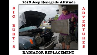 2018 Jeep Renegade Altitude 2.4 Liter Radiator Replacement