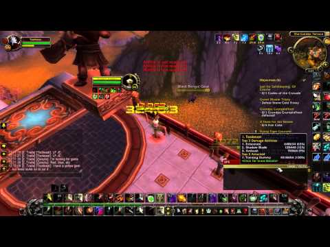 World of Warcraft Patch 5.3 Sublety Rogue Burst /w 8800 Agility Trinket