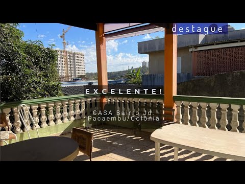 CASA BAIRRO JD. PACAEMBU/COLÔNIA JUNDIAÍ VENDA