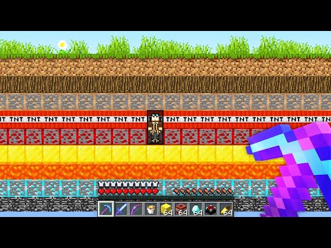 MINECRAFT MA IL MONDO È FATTO A STRATI!!