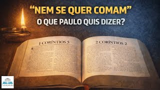 Disfellowshipping (removal): The biblical boundary set by Paul | Part 2