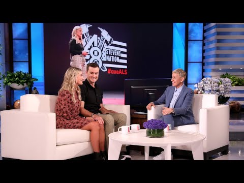 エレン、ALSと闘う意欲的な消防士の帰還を歓迎 (Ellen Welcomes Back Motivational Firefighter Battling ALS)