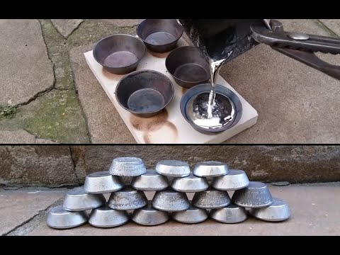ZAMAK melting in the homemade forge