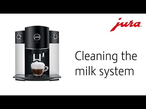 JURA D6 - Cleaning the milk system