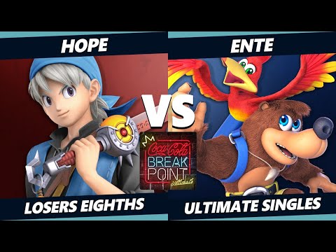 CCB Qualifier Losers Eighths - HOPE (Hero, Diddy Kong) Vs. Ente (Banjo) SSBU Ultimate Tournament