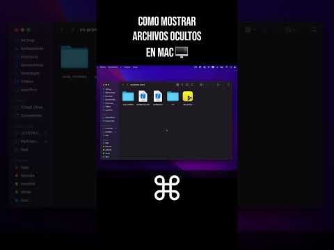 Cómo mostrar archivos ocultos en un Mac