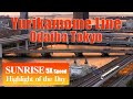 【日の出 2020 10 21】ゆりかもめ 首都高 湾岸道路 お台場【5倍速】 sunrise at odaiba yurikamome line