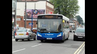 preview picture of video 'Video Stagecoach Worksop 27594 FJ08VRC on 7 to Shireoaks 20130823 Part 2)'