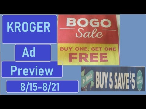 Kroger Weekly Ad Couponing Matchup- 8/15/18-8/21/18-...