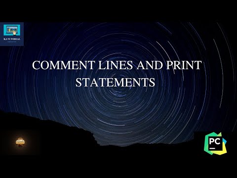 Comment lines in Python | Print statement in Python | Syntax in Python