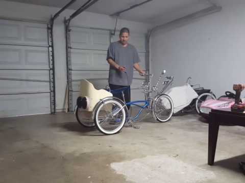 Custom Lowrider trike with hydraulic
