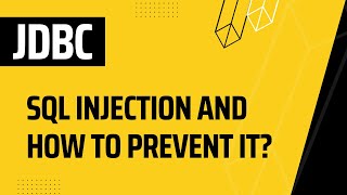 sql injection and how to prevent it? | JDBC | How to prevent SQL injection in java | realNameHidden