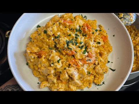 How To Make A One Pot Boursin, Tomato, And Chicken Orzo