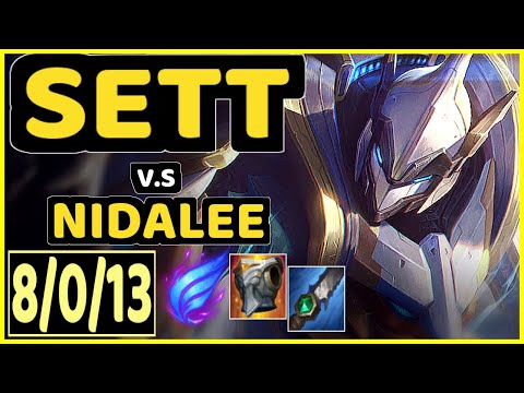 HARU (SETT) vs NIDALEE - 8/0/13 KDA JUNGLE GAMEPLAY - KR Ranked GRANDMASTER