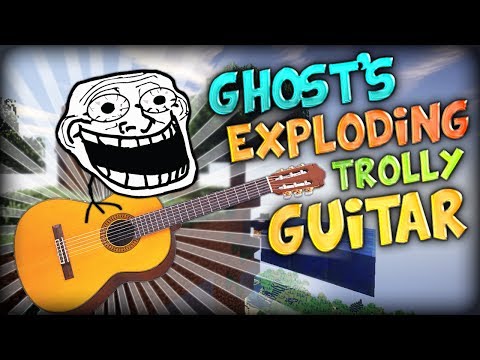 Insane Ghost Troll Explodes Guitar in Minecraft Parkour