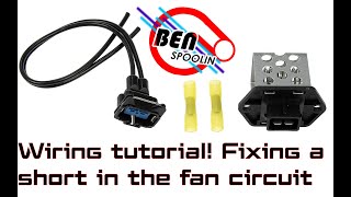Learn to fix a SHORTED harness!