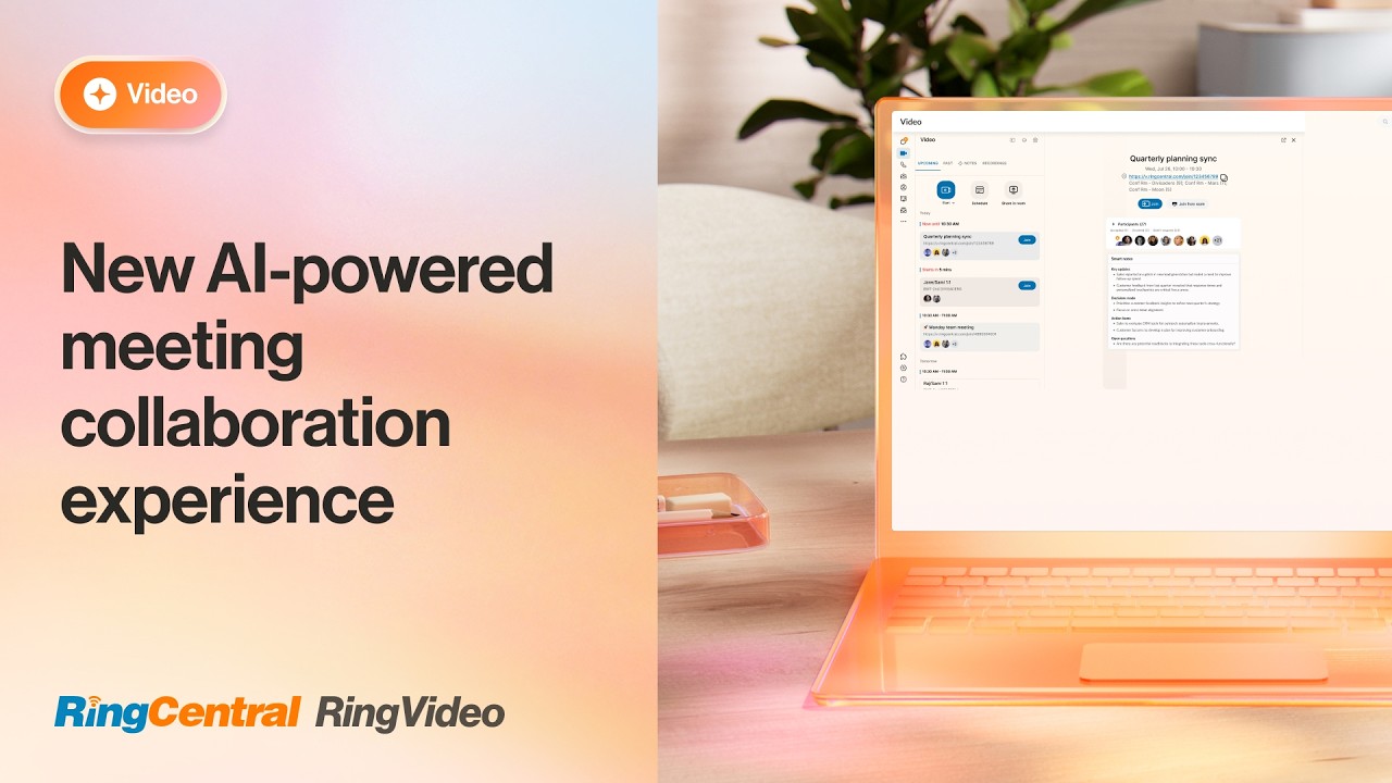 RingCentral Video | New AI-powered meeting collaboration experiences