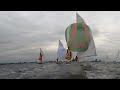 Flying Scot Spinnaker set