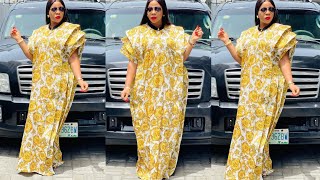 How To Make A To Seamless Shoulder Kaftan Dress With Pleat:Cutting And Stitching