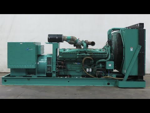 Used Cummins DFLC KTA50-G3 Diesel Generator, 771 Hrs, 1250 KW, Yr 2002 - CSDG #3980