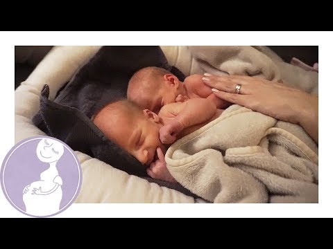 Tvillingarna föds - Linda Larsson v.38