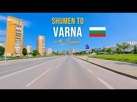 Driving in Bulgaria 🇧🇬 from Shumen to Varna | Beautiful Summer Drive Through Green Hills June 2025