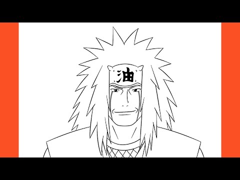How To Draw Jiraiya (Boruto)