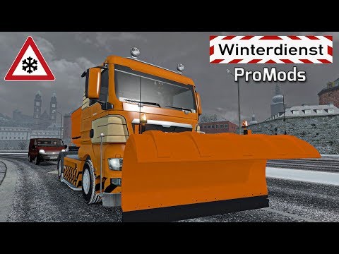 ETS2 MAN TGX 480 🚚 ProMods I Winterdienst in Nürnberg 🔵 #954 Winter-Tour [Deutsch]