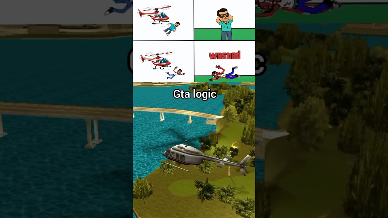 gta logic 222 #gta #gtasanandreas #memes