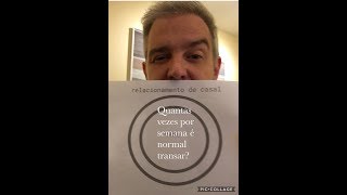 Qual a frequência de relação  normal de um casal