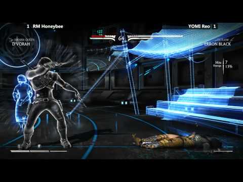 MKX Top 8 @ XBattle - RM Honeybee (Dvorah) vs YOMI Reo (Erron Black) [720p/60fps]