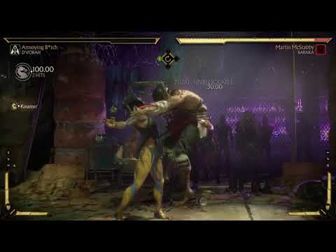 AMAZING D'vorah anti-crossup tech - MK11