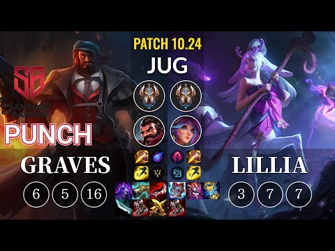 SB Punch Graves vs Lillia Jungle - KR Patch 10.24