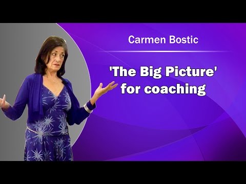 ‘The Big Picture’ for coaching - Carmen Bostic St. Clair