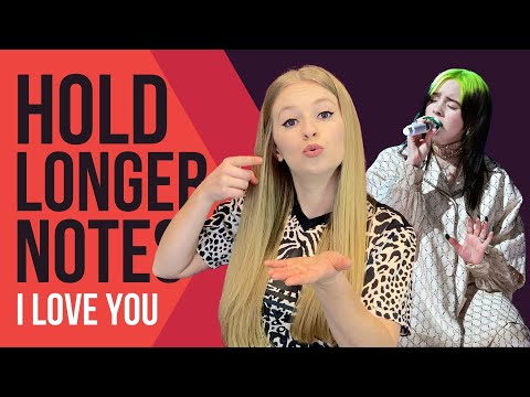 Holding Notes Vocal Exercise to SUSTAIN NOTES WITH EASE